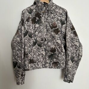 Jockey Woodland Camouflage 1/4-Zip Pullover
